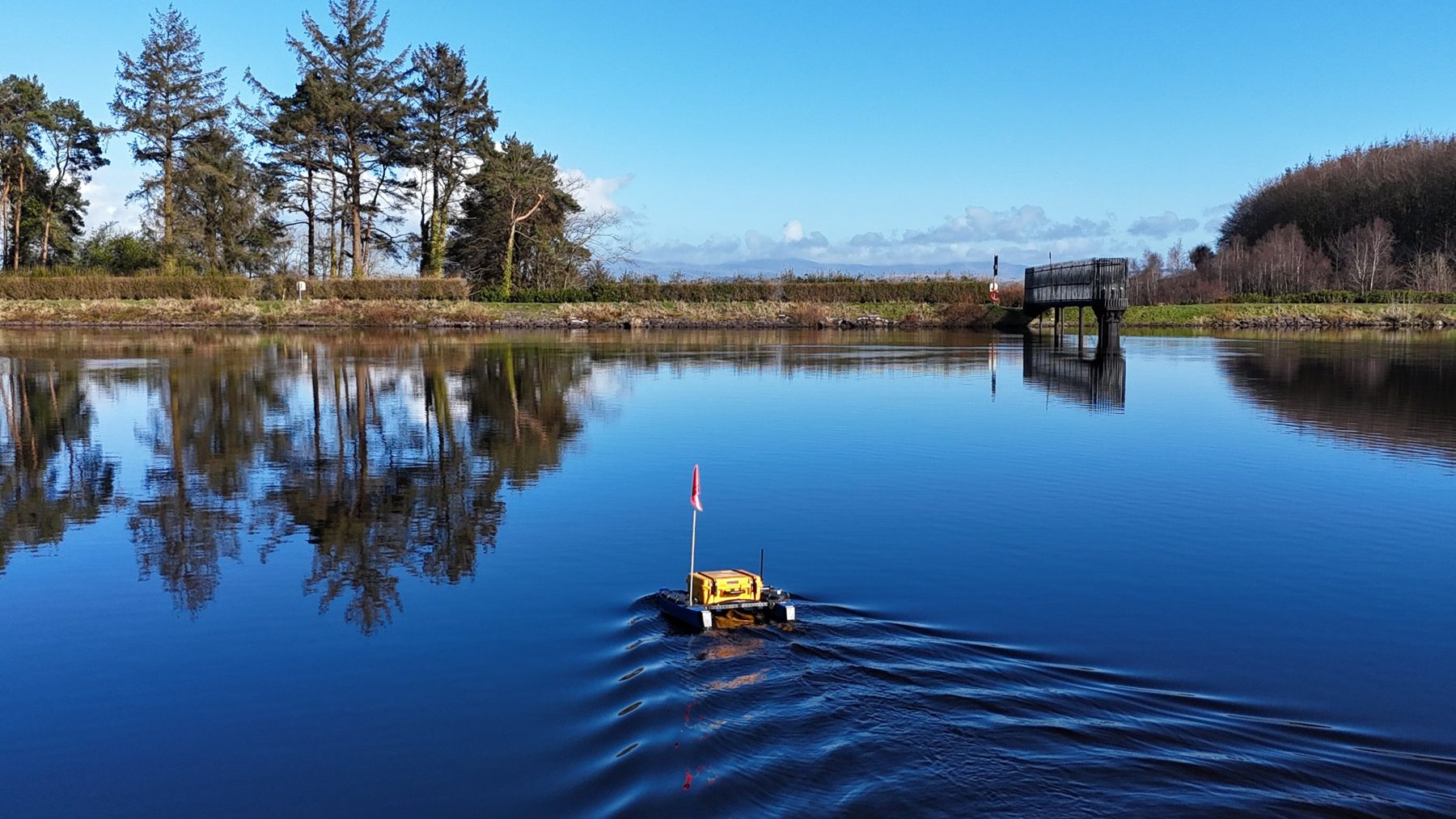 PUWMA ASV under way on calm water